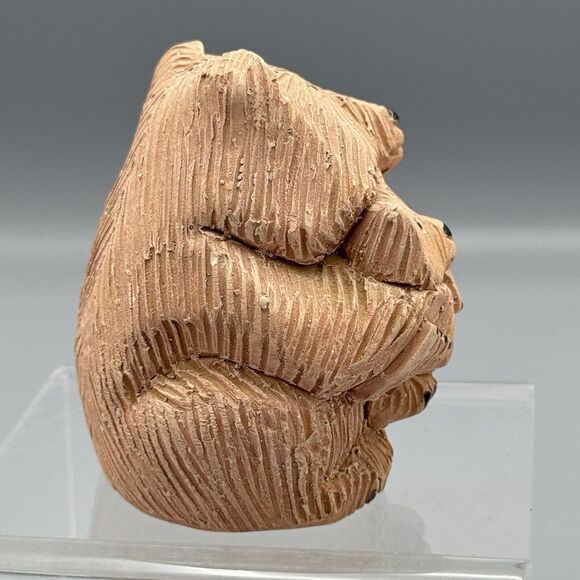 Vtg Artesania Rinconada Classic Brown Bear with Baby Bear Retired 3" Wildlife - Picture 2 of 6